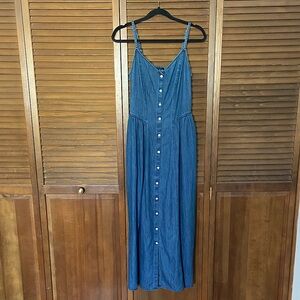 GAP Denim Maxi Dress